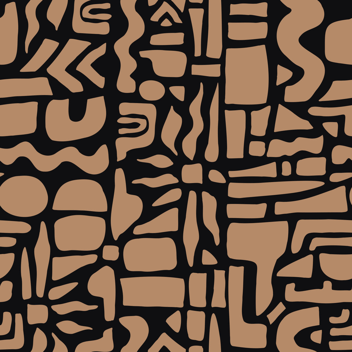 Abstract Earth Toned Geometric Shapes Wallpaper⁠ in your room