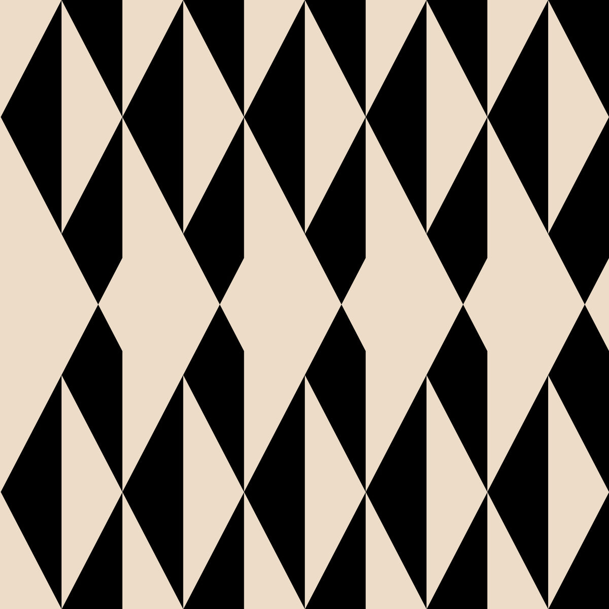 Monochrome Geometric Diamonds Wallpaper⁠ in your room
