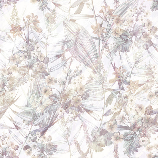 Ethereal Meadow Botanical Bloom Wallpaper⁠