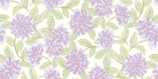 Soft Lavender Bloom Botanical Wallpaper⁠