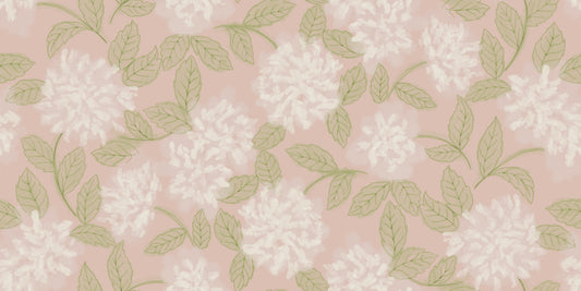 Muted Meadow Petal Pattern Wallpaper⁠