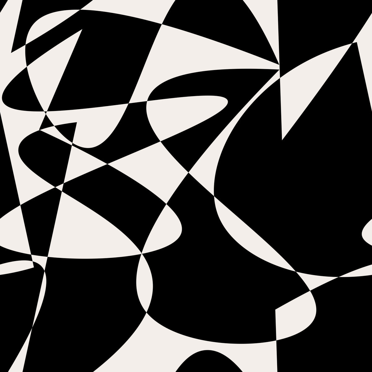 Modern Minimalist Flow Art Wallpaper⁠ in your room — zoomed