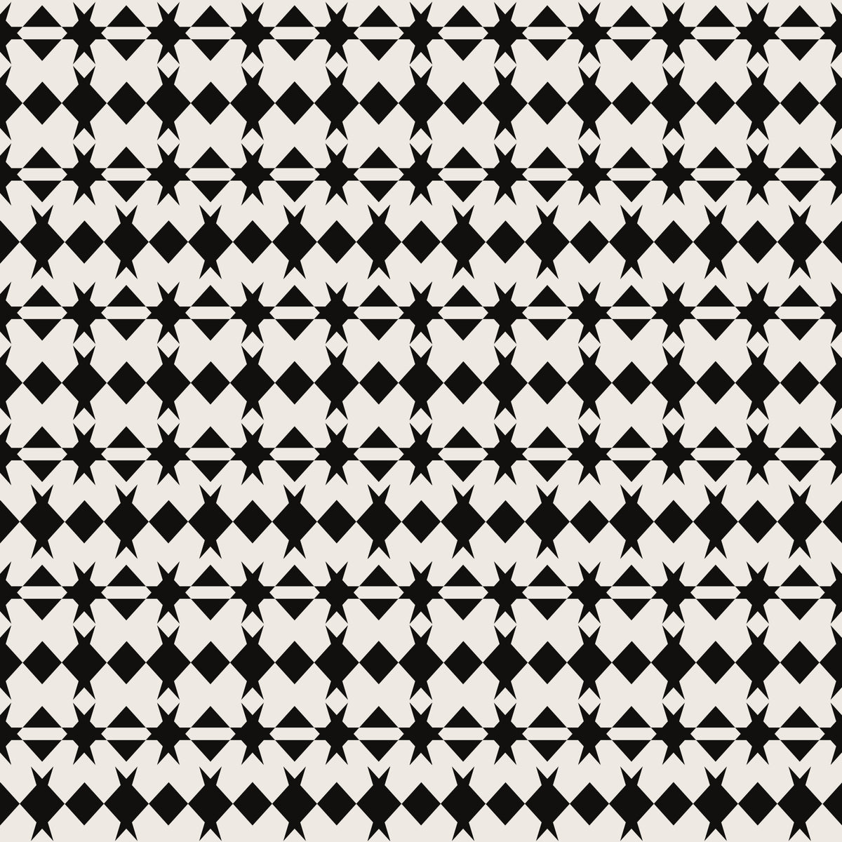 Minimalist Diamond Grid Graphic Wallpaper⁠ in your room — zoomed