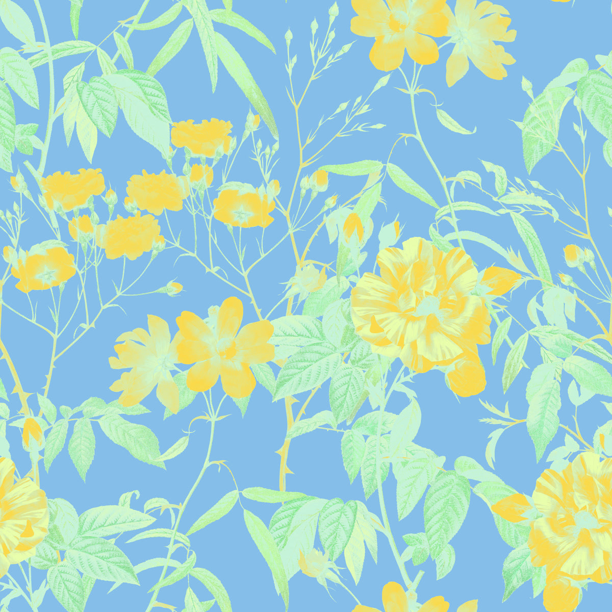 Summer Botanical Garden Wallpaper⁠ in your room