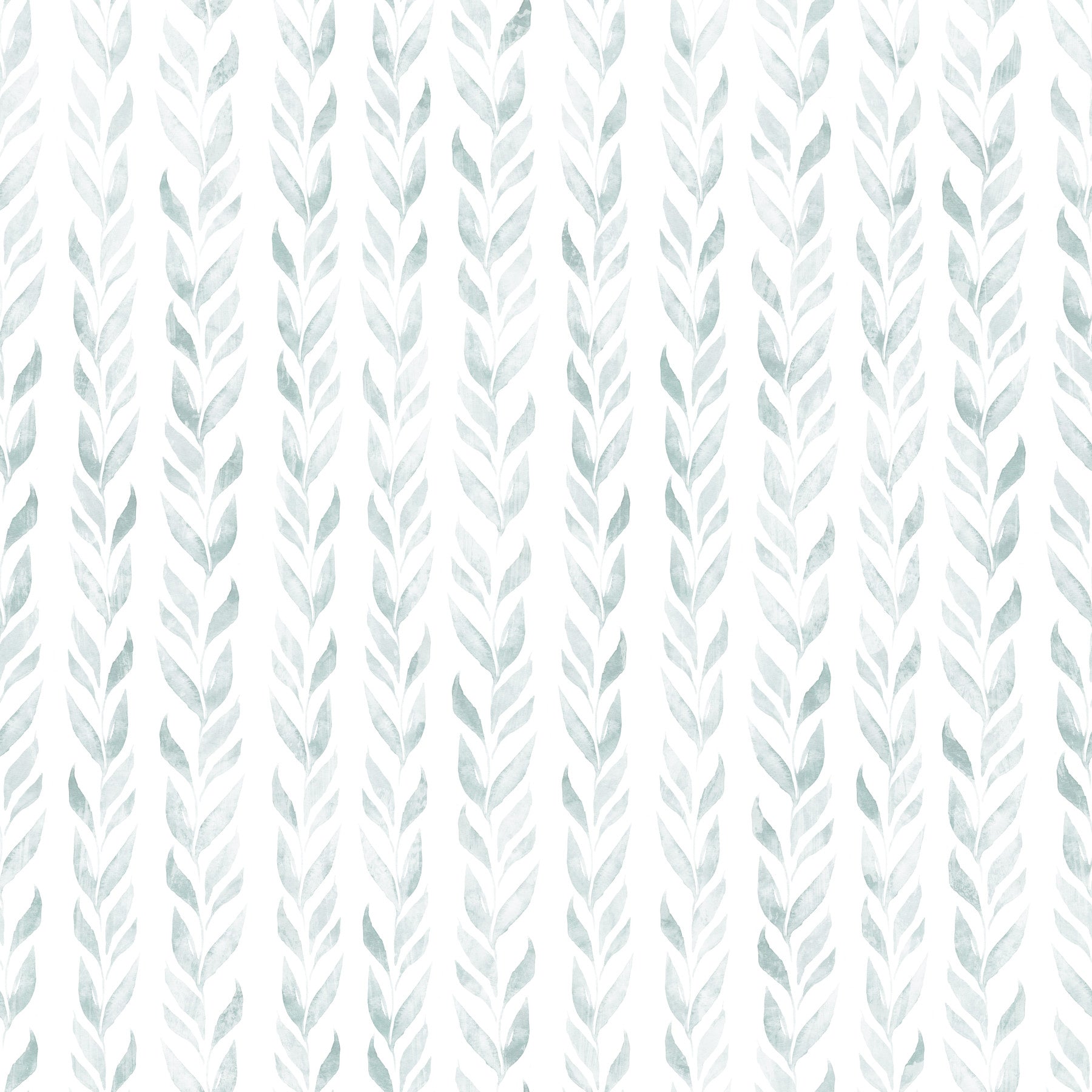 Serene Sage Leaf Vertical Trails Wallpaper⁠