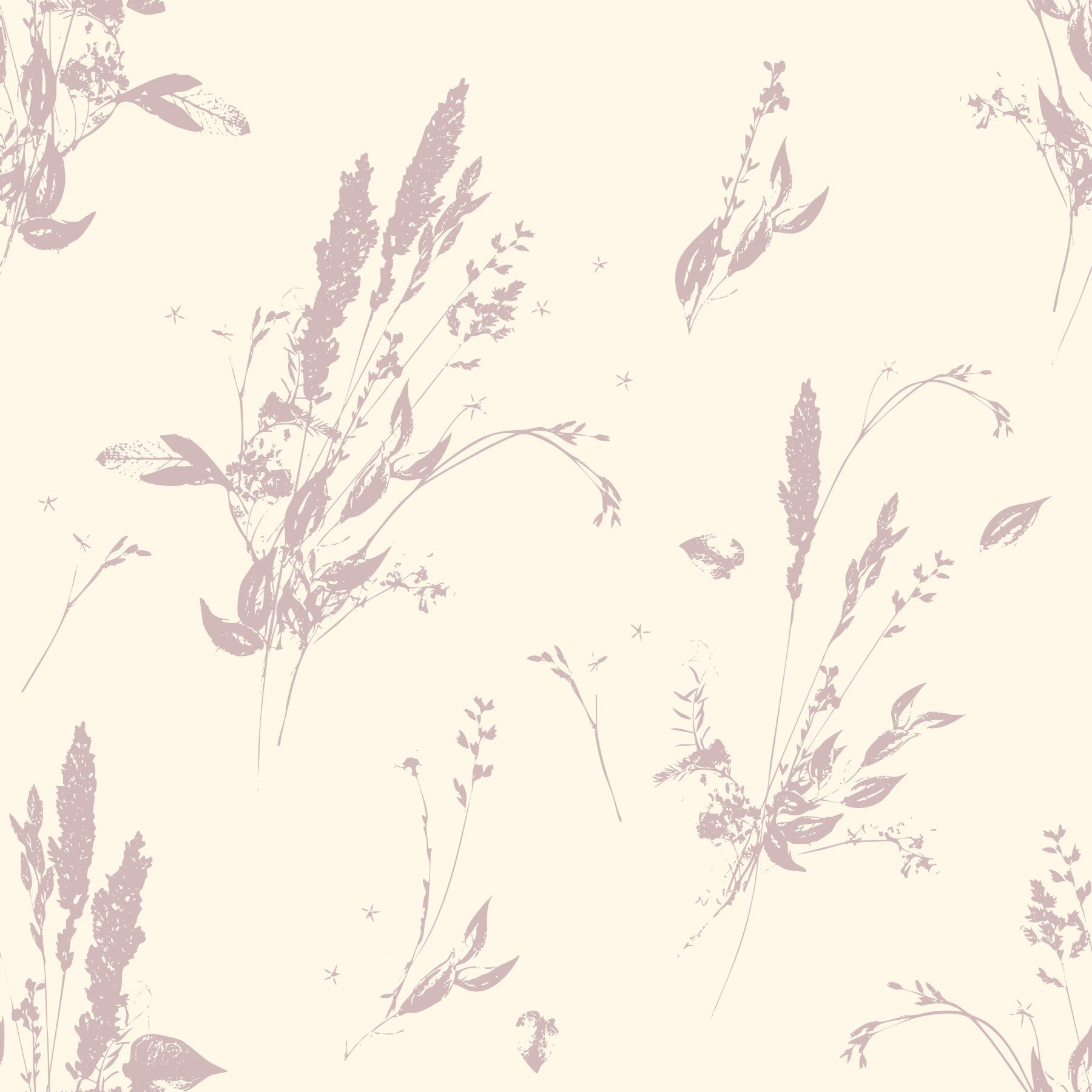 Blush Meadow Botanicals Wallpaper⁠