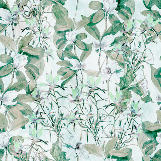 Vintage Magnolia Watercolor Sprigs Wallpaper⁠