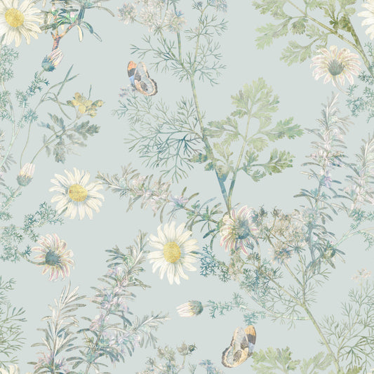 Botanical Butterfly Garden Wallpaper⁠