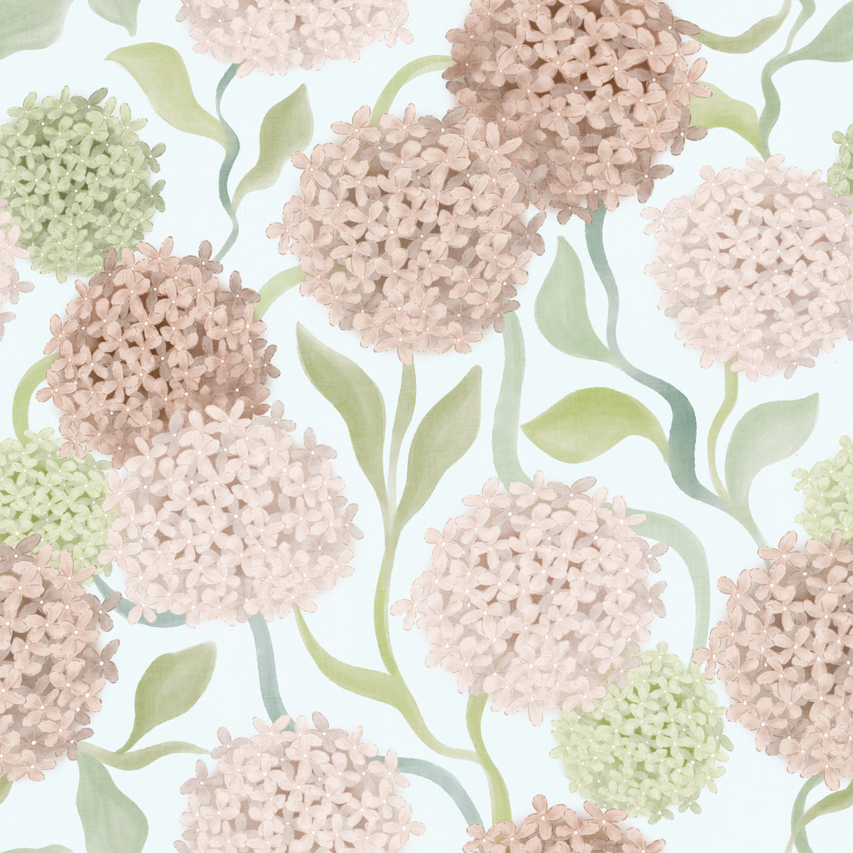 Dreamy Watercolor Petal Clusters Wallpaper⁠ in your room
