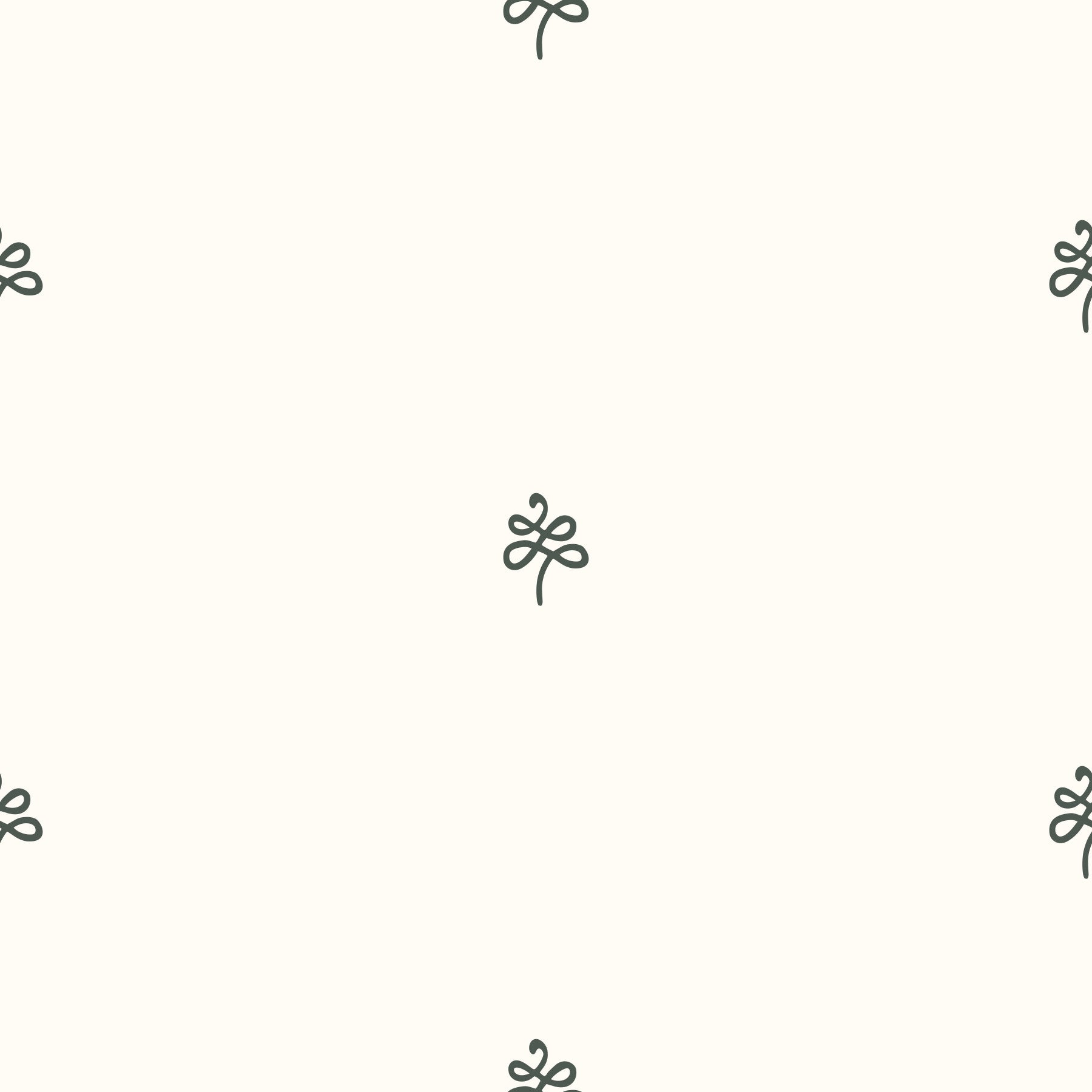 Minimalist Hand-Drawn Flourish Pattern Wallpaper⁠