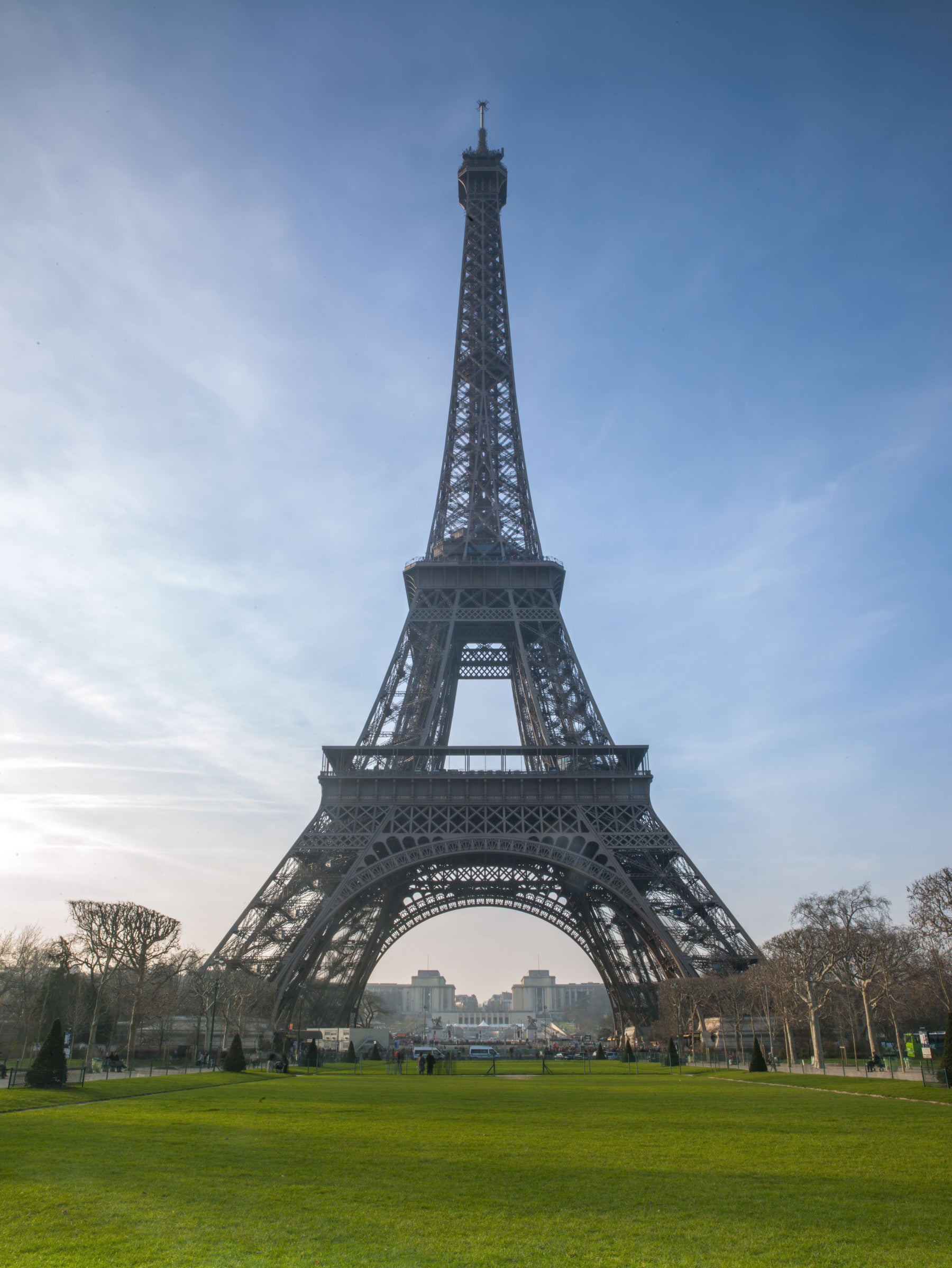 Iconic Paris Landmark Iron Lattice Wall Mural
