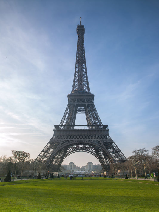 Iconic Paris Landmark Iron Lattice Wall Mural