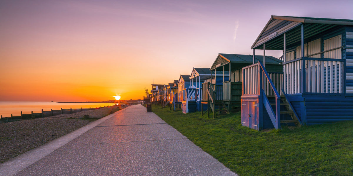 Golden Hour Promenade Wall Mural in your room — zoomed