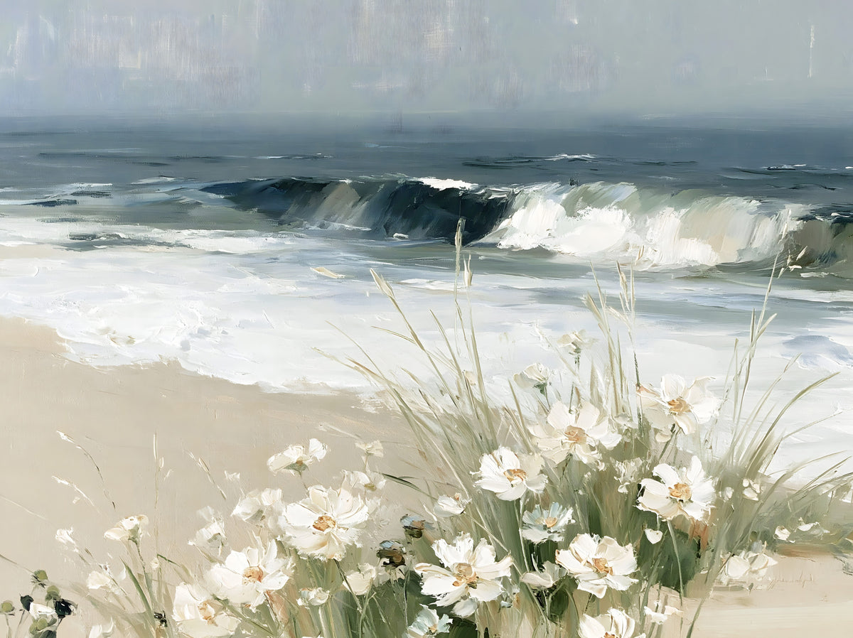 Coastal Meadow Breeze Wall Mural in your room — zoomed