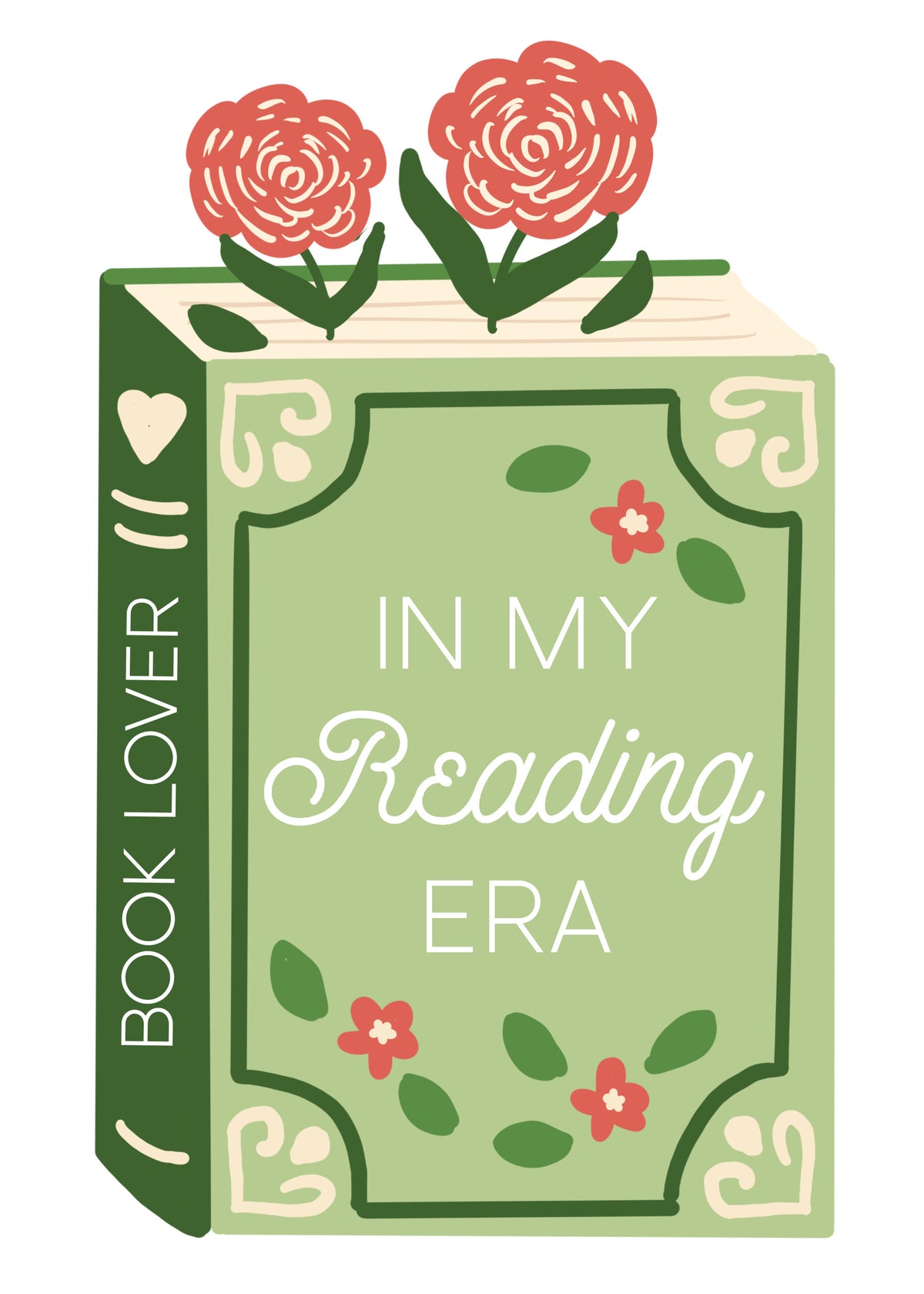 Book Lover Reading Era Wall Mural in your room