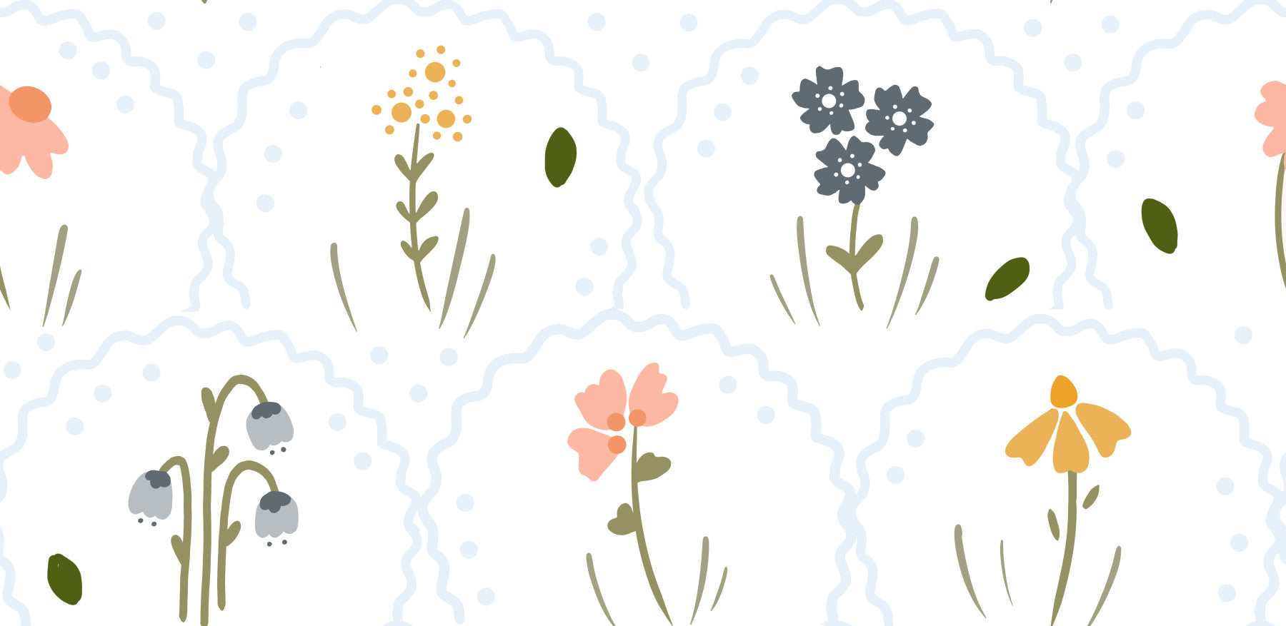 Meadow Wildflowers Wallpaper⁠