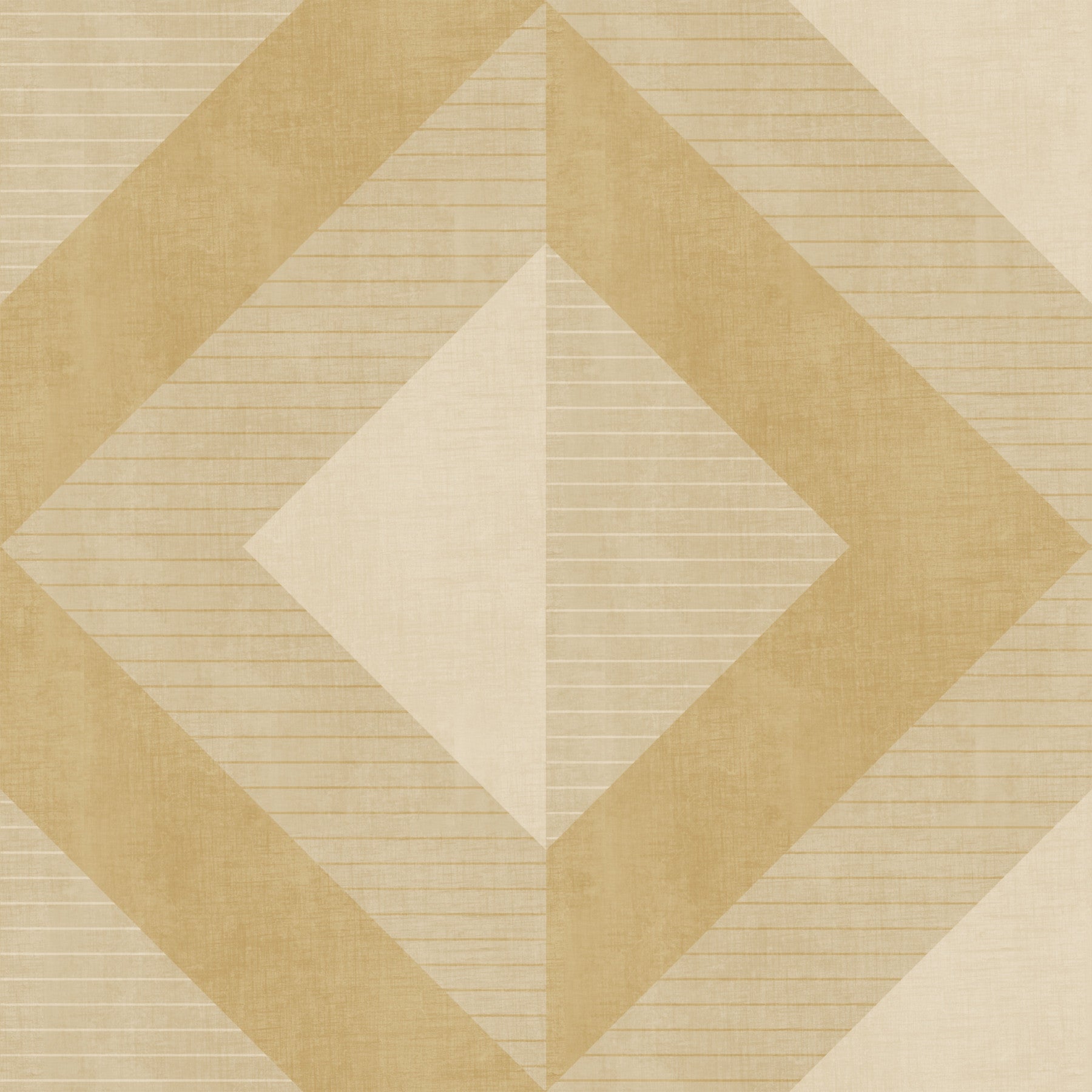 Golden Geometric Diamond Motif Wallpaper⁠