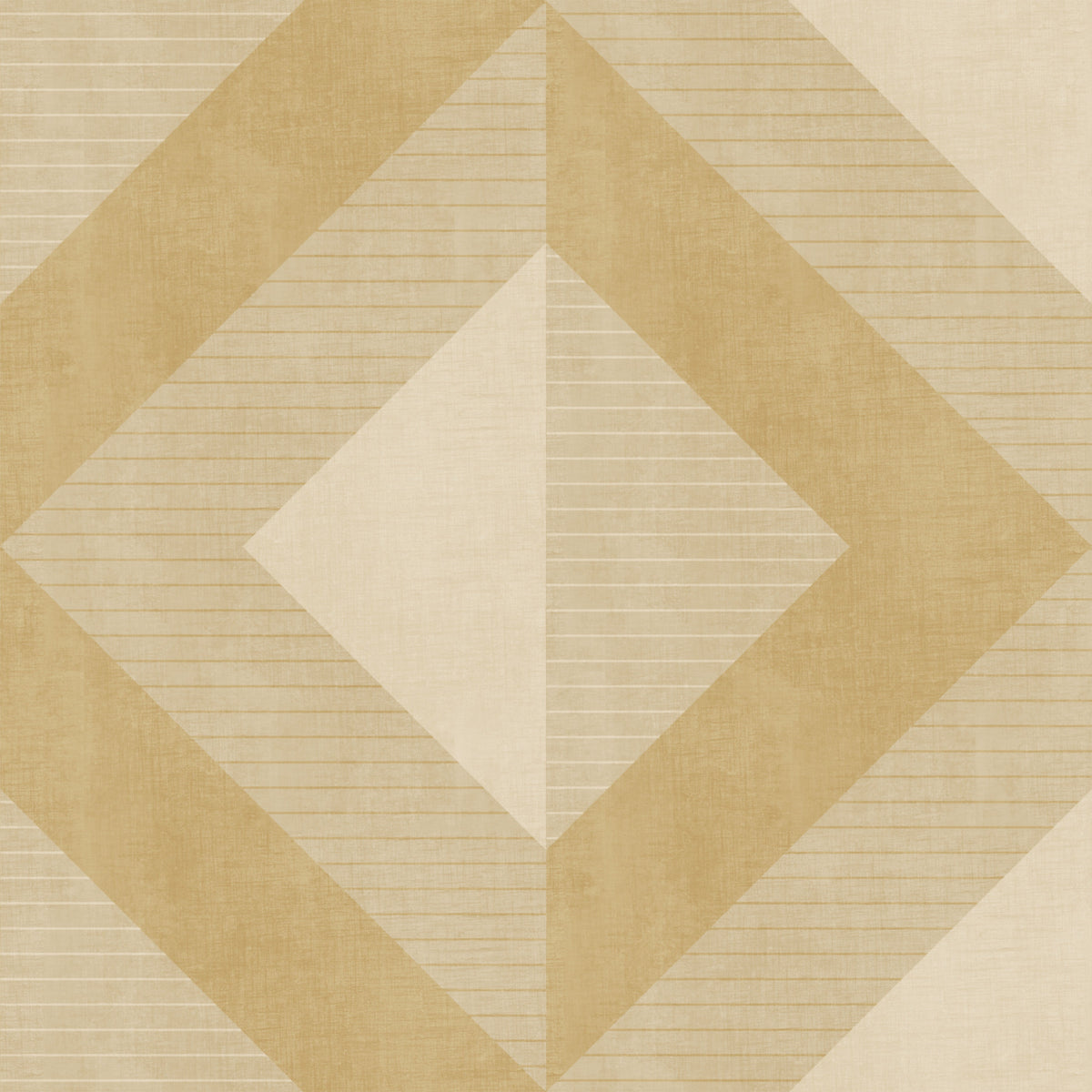 Golden Geometric Diamond Motif Wallpaper⁠