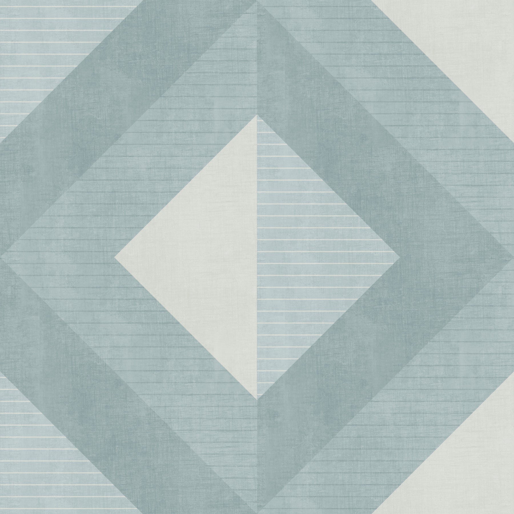 Cerulean Geometric Diamond Layer Wallpaper⁠