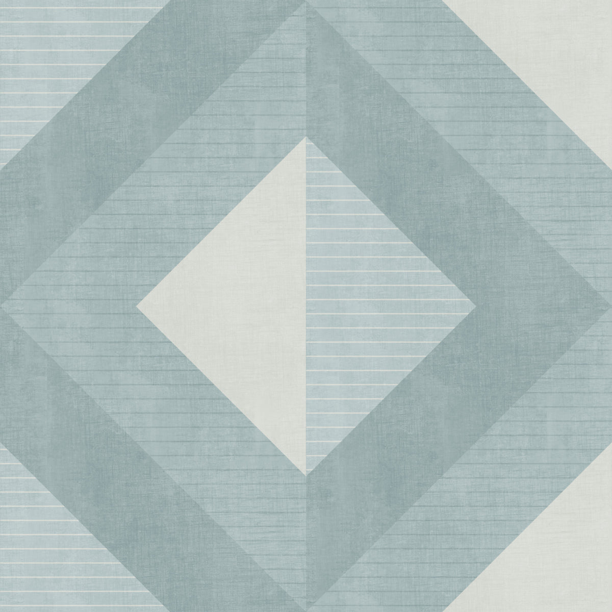 Cerulean Geometric Diamond Layer Wallpaper⁠