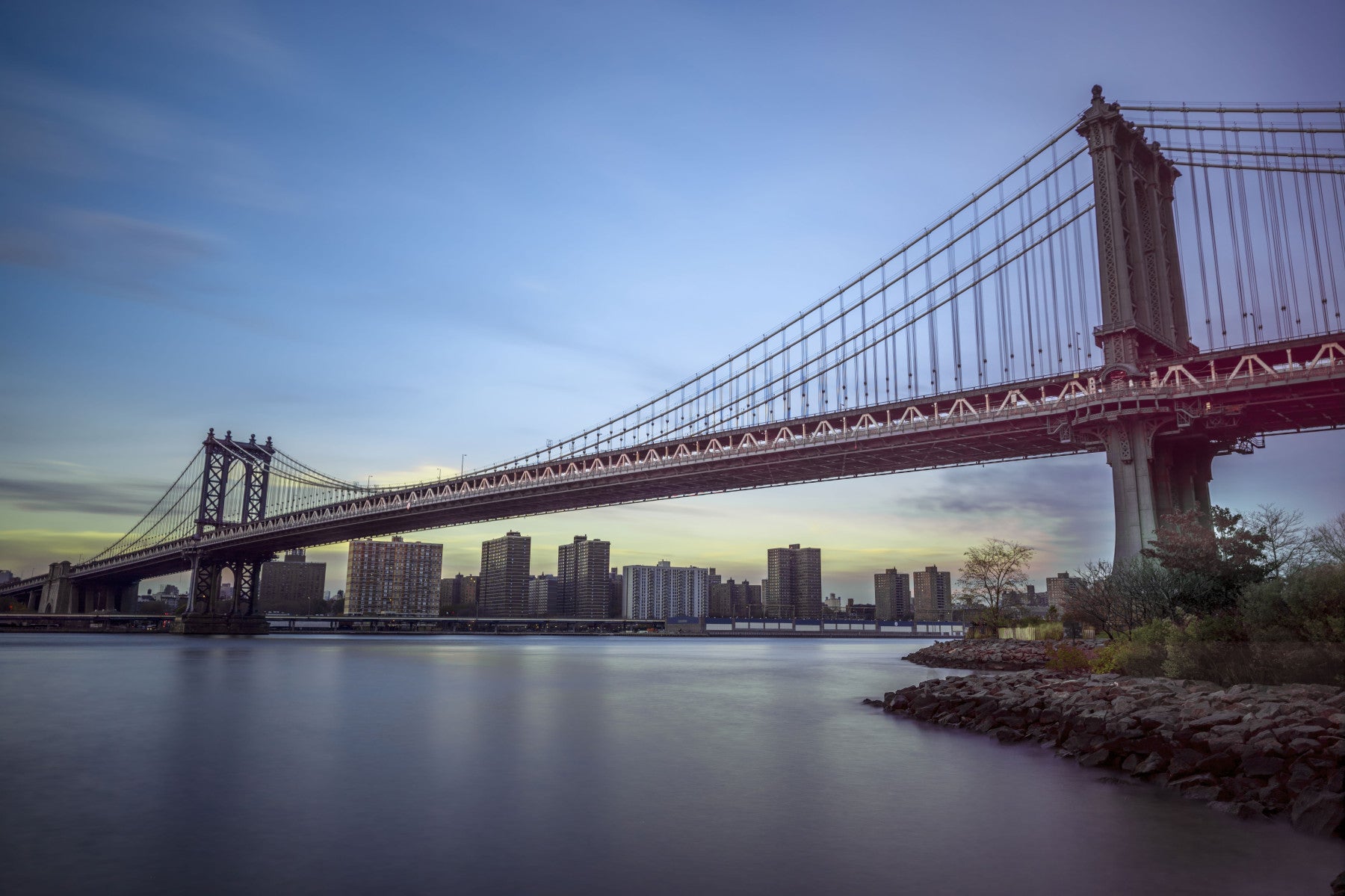 Architectural Bridge Horizon Wall Mural