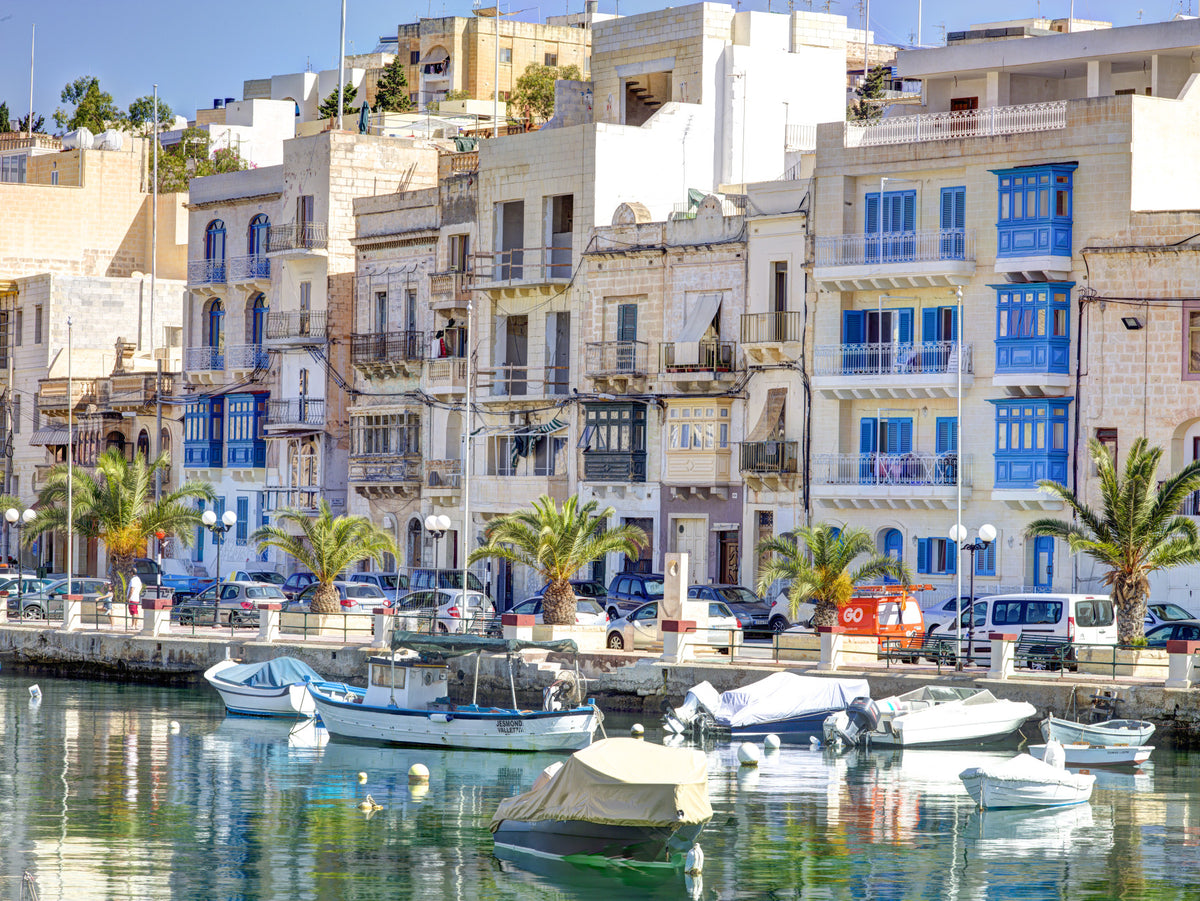 Stony Waterfront Architectural View Wall Mural in your room — zoomed