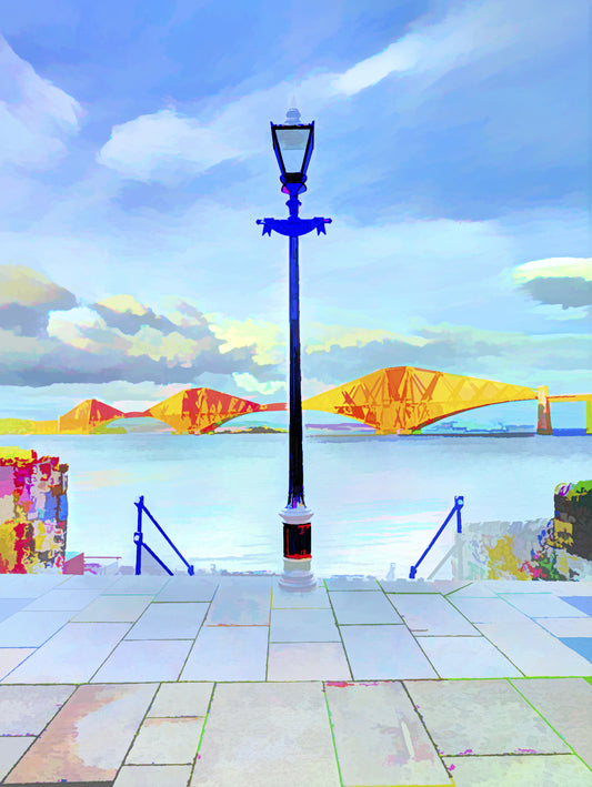 Riverside Bridge Architectural View Wall Mural