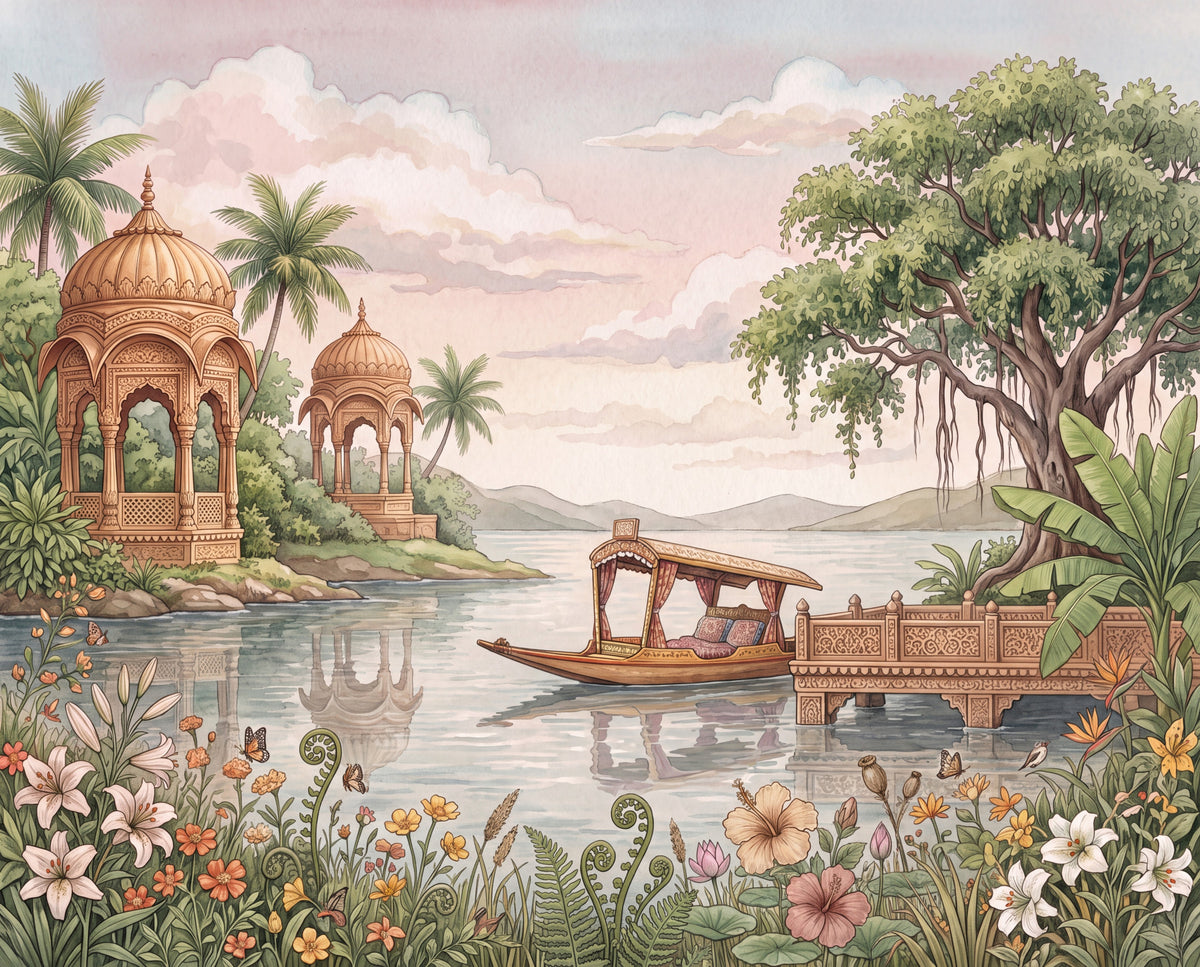 Raj Angan Wall Mural in your room