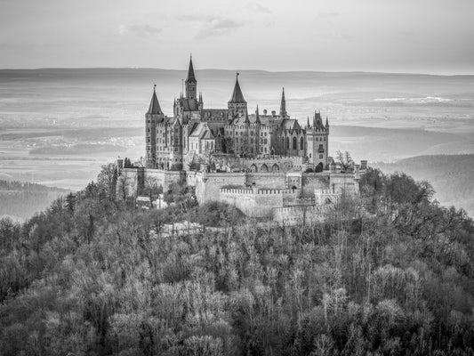 Hohenzollern Fortress Silhouette Wall Mural