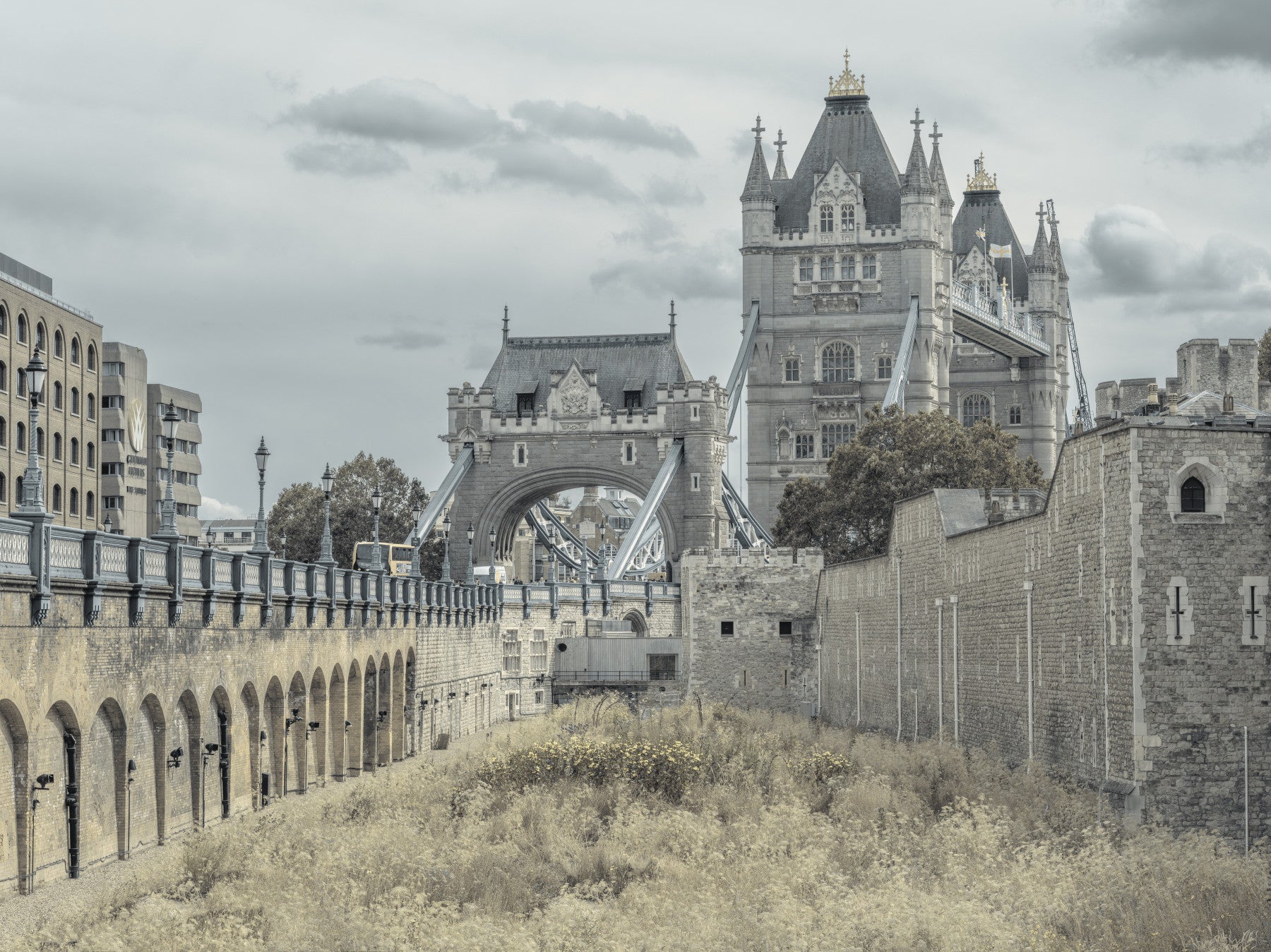 Gothic Stone Bridge Heritage View Wall Mural