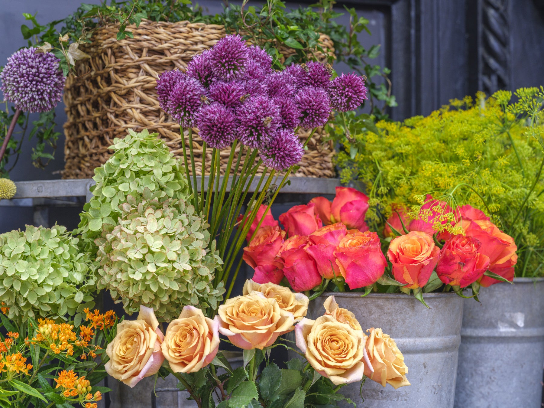 Seasonal Garden Bloom Collection Wall Mural