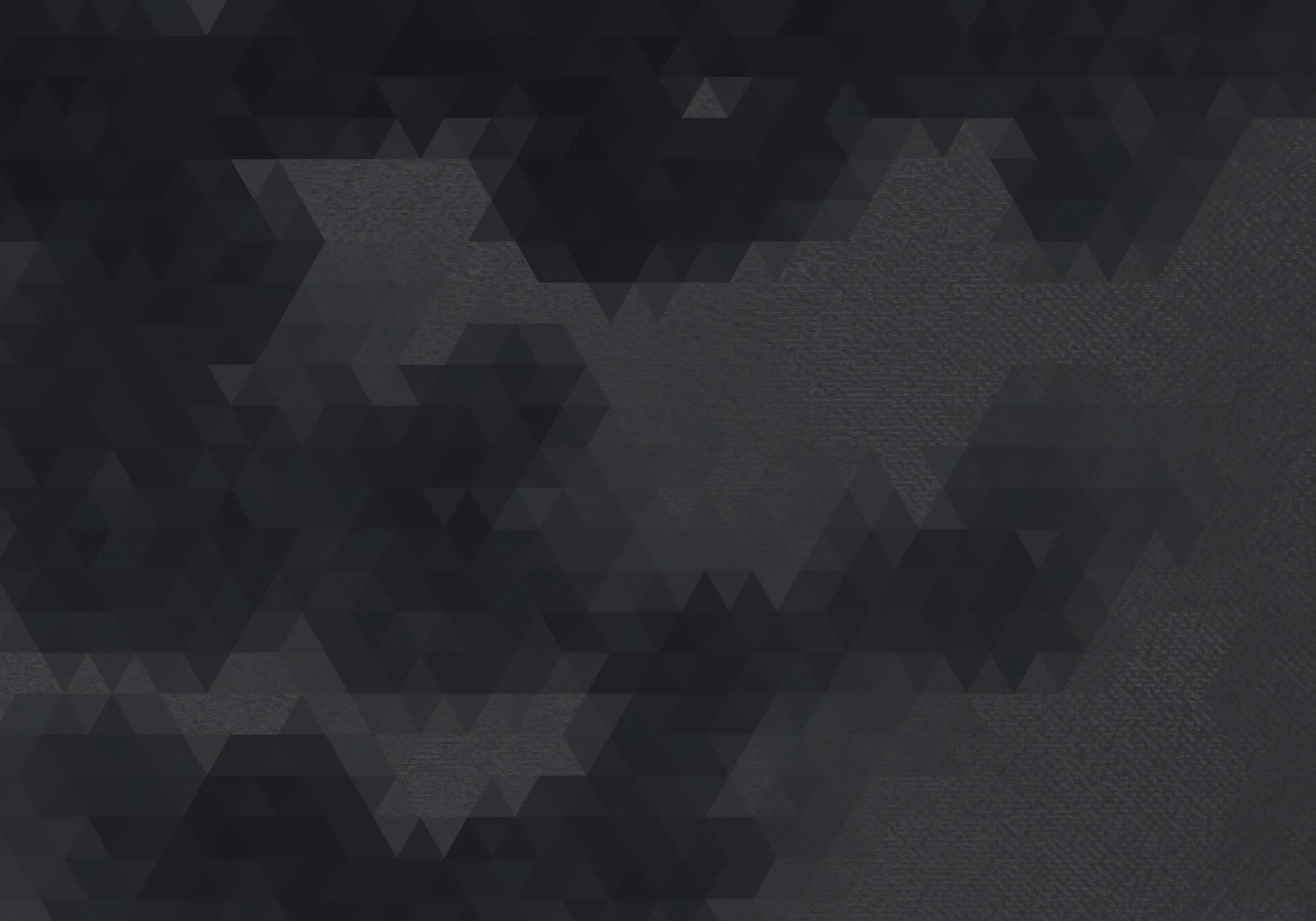 Charcoal Abstract Geometric Shards Wall Mural