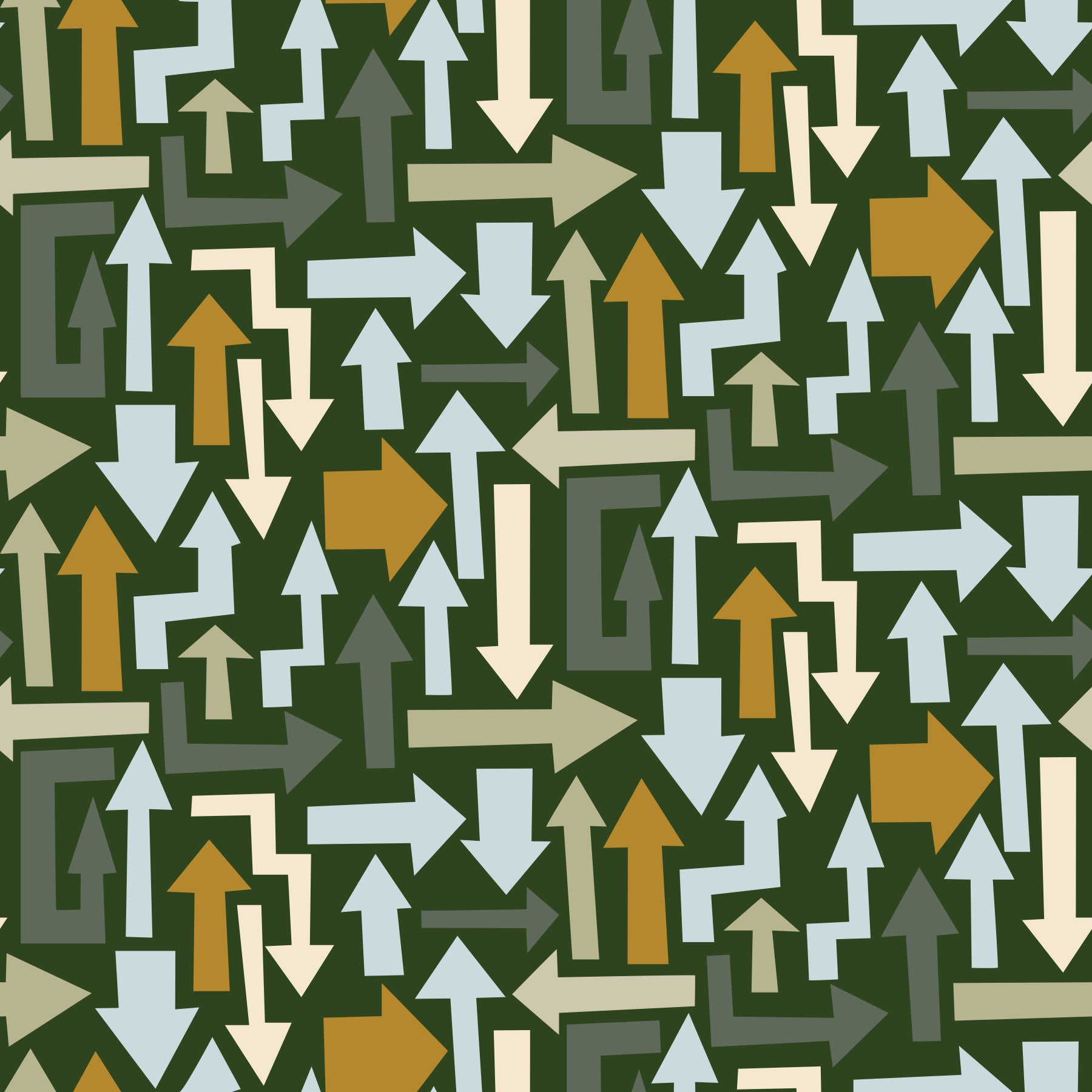 Directional Geometric Arrows in Earthy Tones Wallpaper⁠