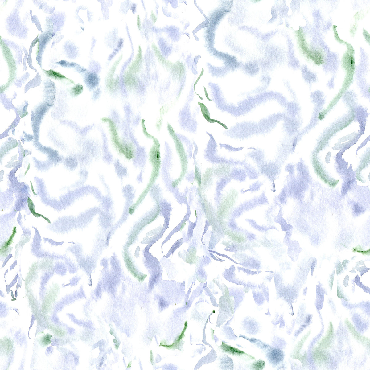 Ethereal Blue and Green Watercolor Wash Wallpaper⁠ in your room