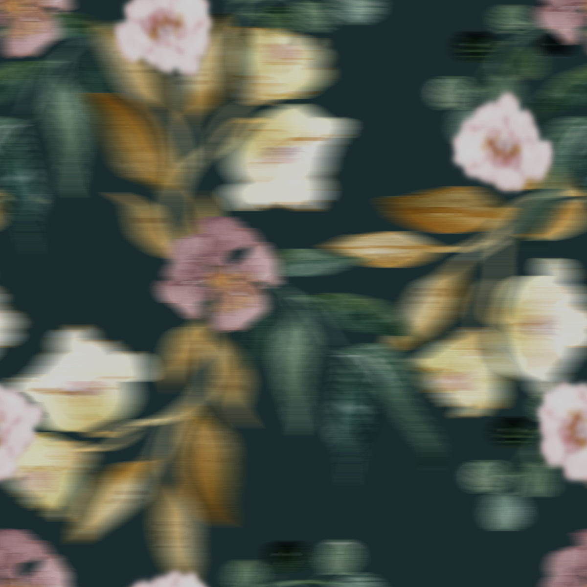Blurred Botanical Garden Meadow Wallpaper⁠ in your room