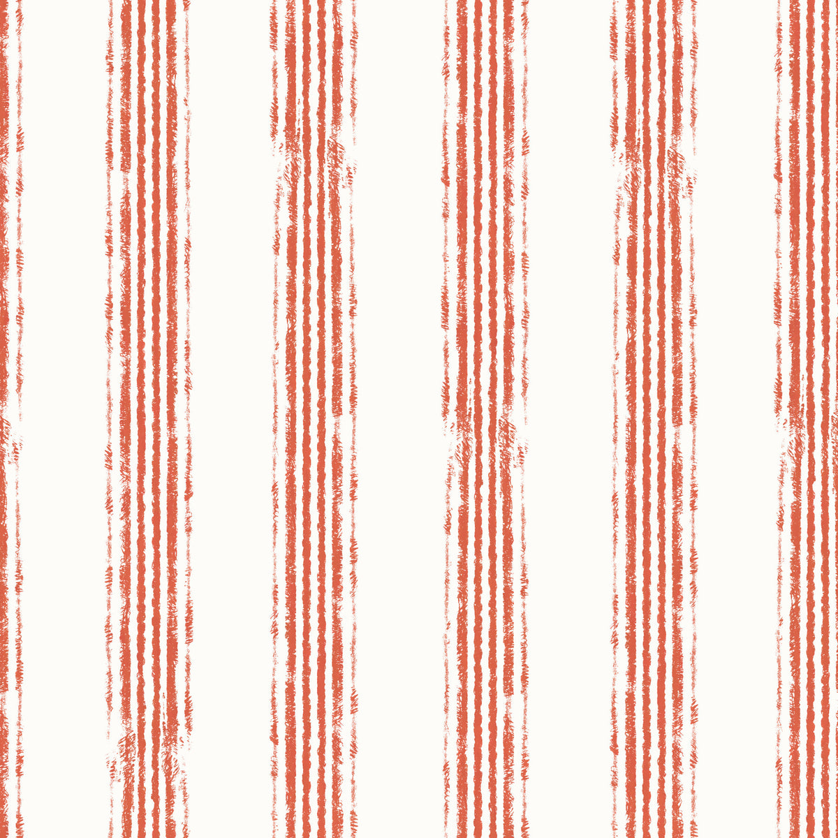 Minimalist Terracotta Line Pattern Wallpaper⁠ in your room