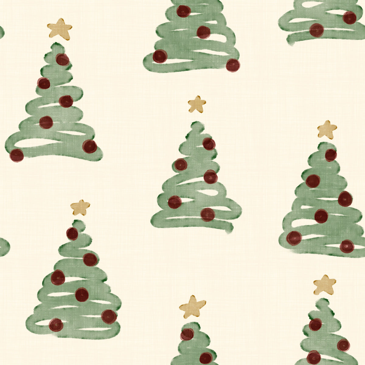 Minimal Tossed Christmas Tree Wallpaper