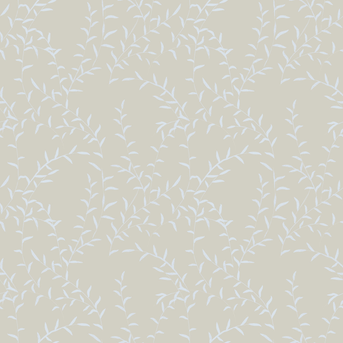 Soft Botanical Willow Sway Wallpaper⁠ in your room — zoomed
