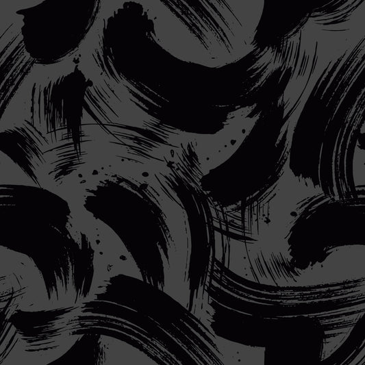 Midnight Ink Swirls Pattern Wallpaper⁠