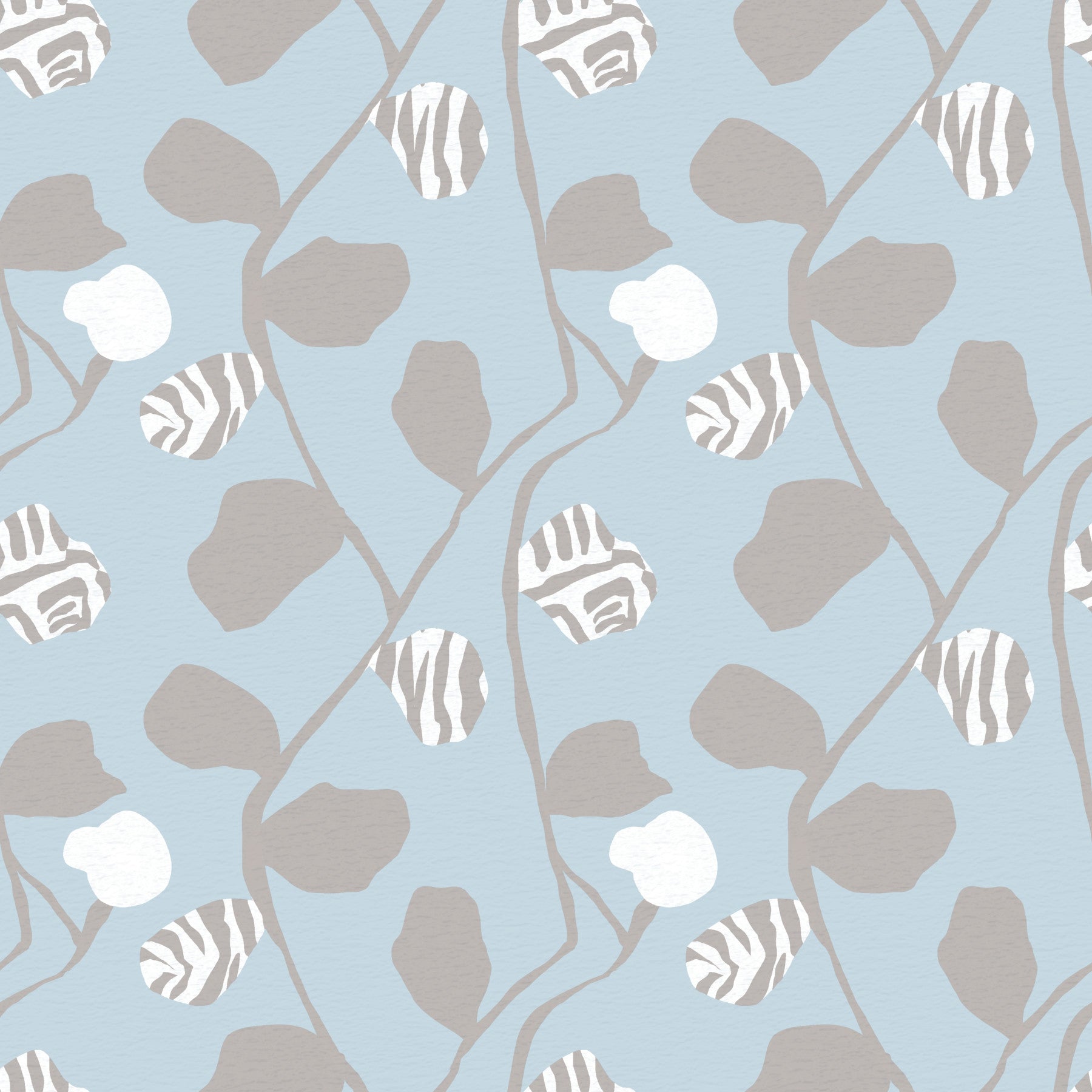 Soft Serenity Botanical Trail Wallpaper⁠