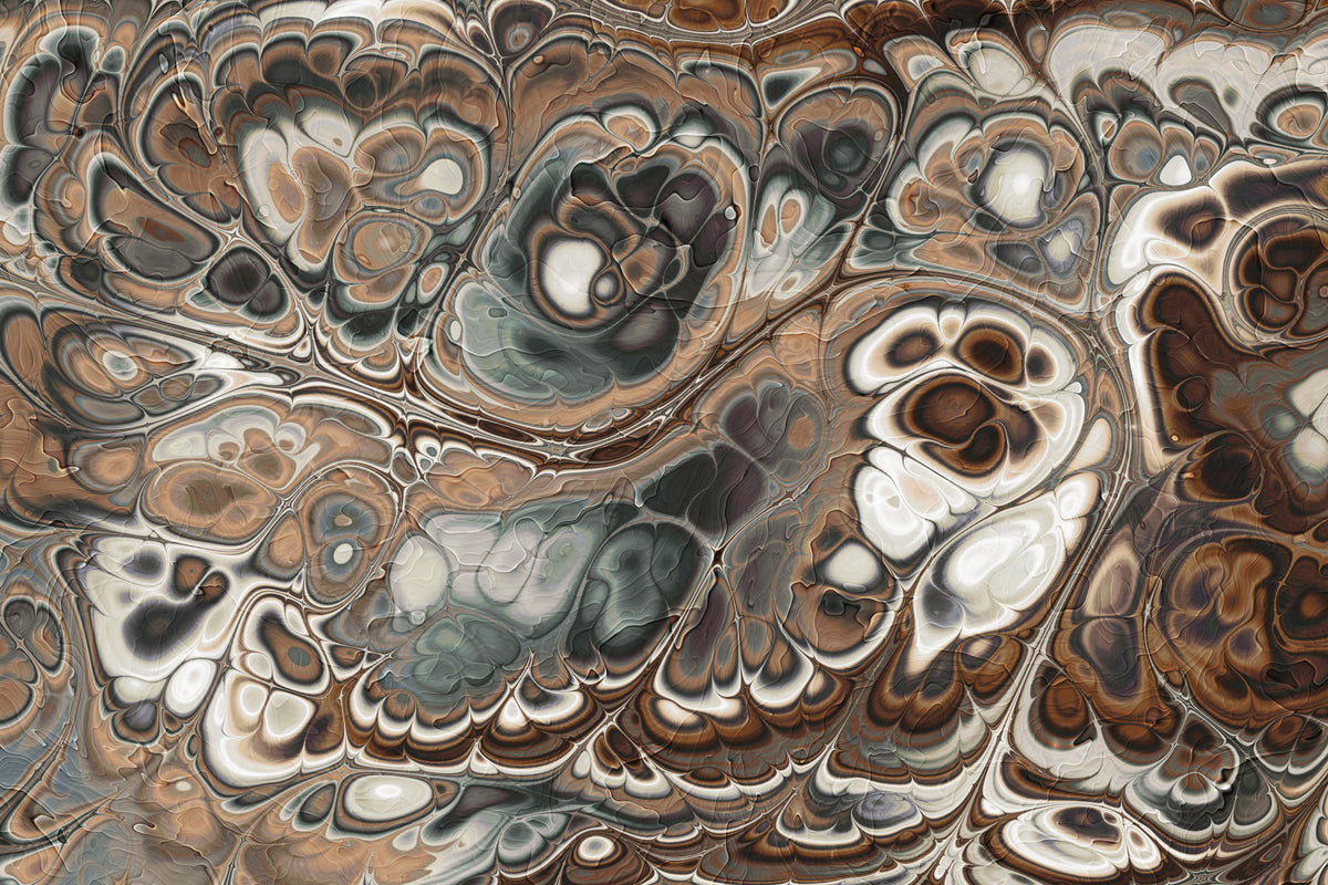 Luxury Brown Marble Abstract Texture Wall Mural in your room — zoomed