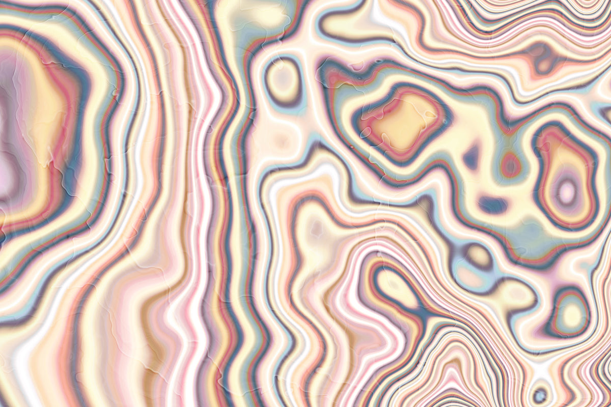 Abstract Marble Flow Wall Mural in your room — zoomed