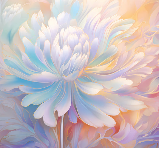 Ethereal Pastel Bloom Wall Mural