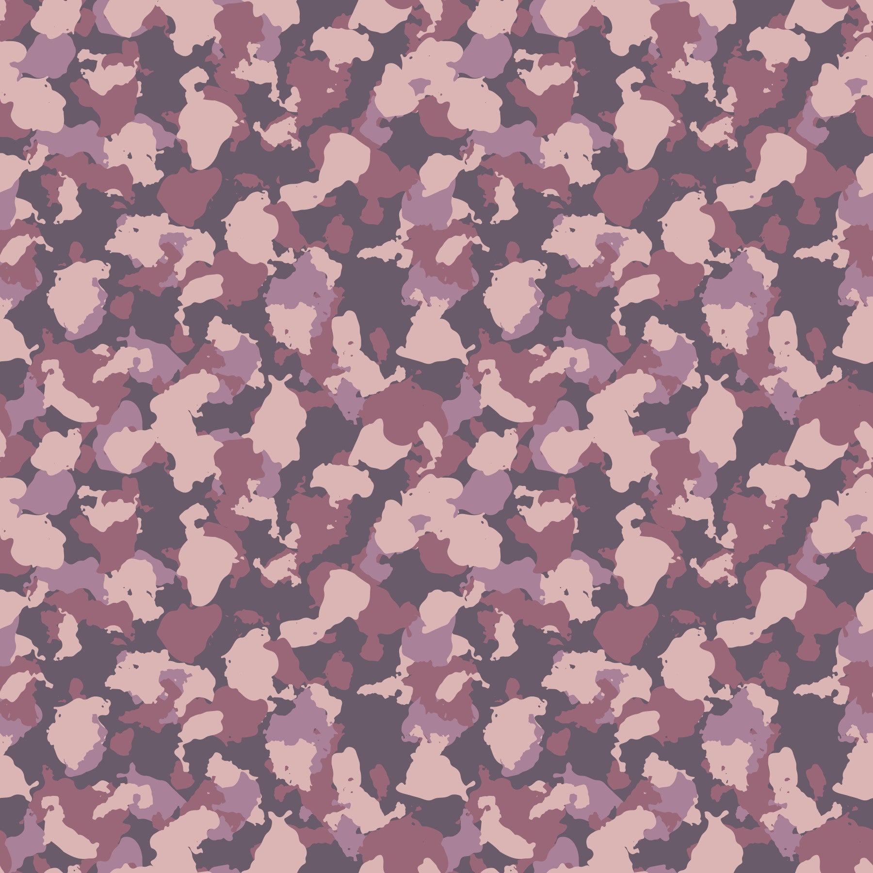Muted Blush Camouflage Pattern Wallpaper⁠