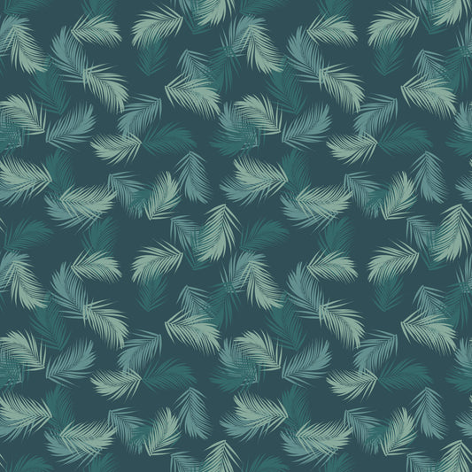 Minimalist Sage Palm Leaf Weave Wallpaper⁠