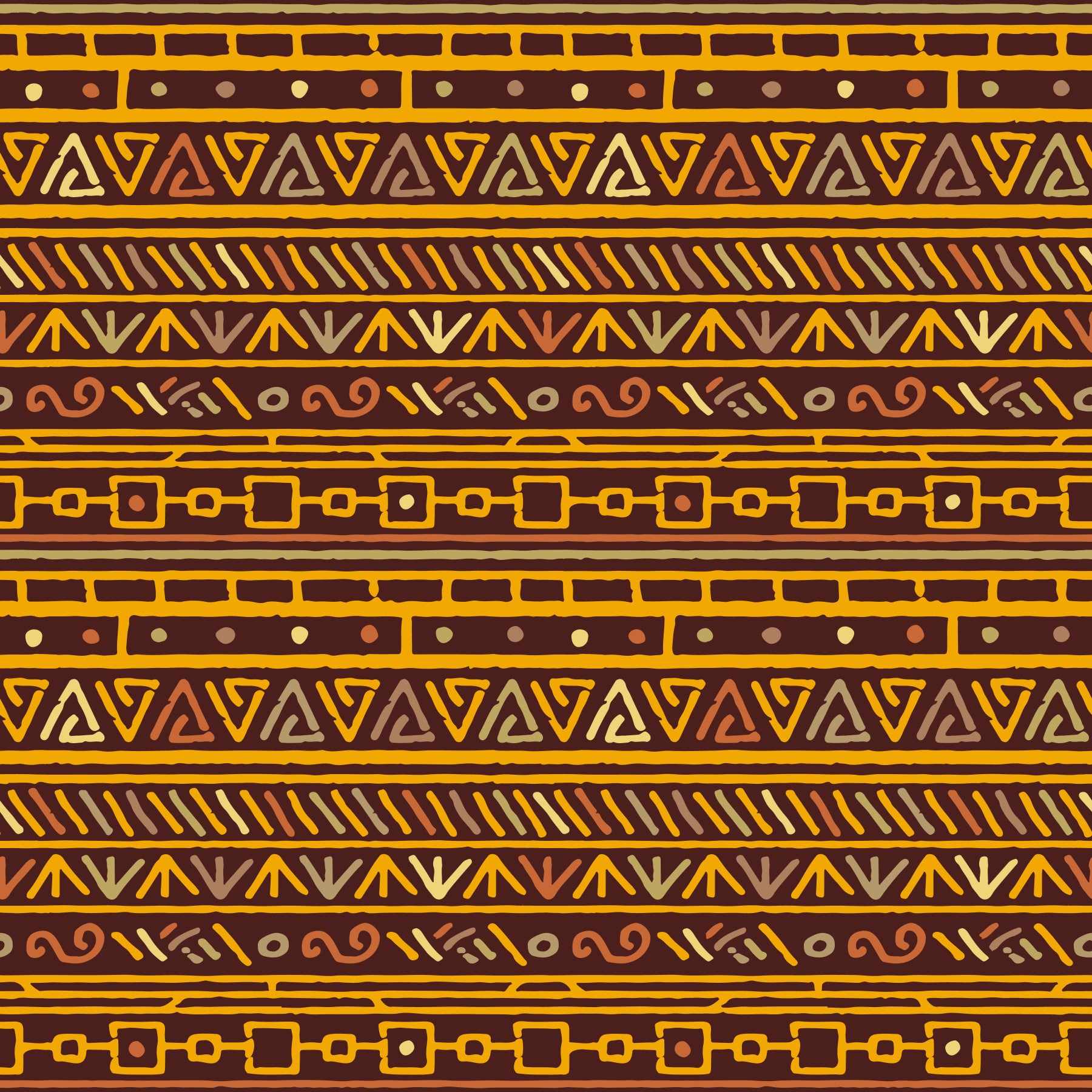 Geometric Hand-Drawn Tribal Bands Wallpaper⁠