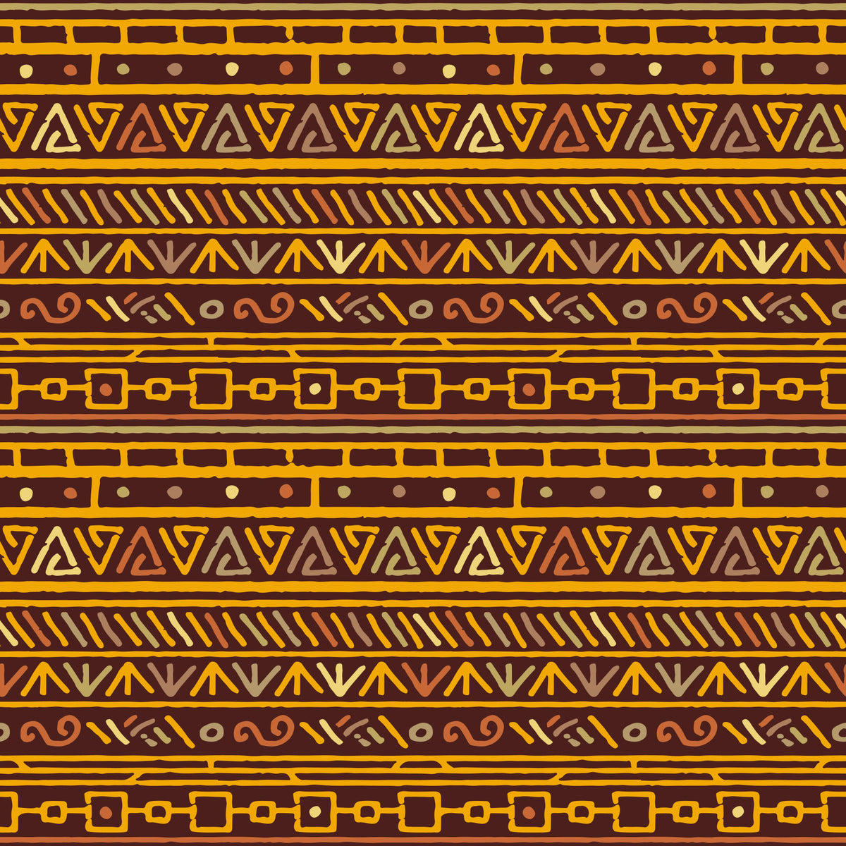 Geometric Hand-Drawn Tribal Bands Wallpaper⁠ in your room — zoomed