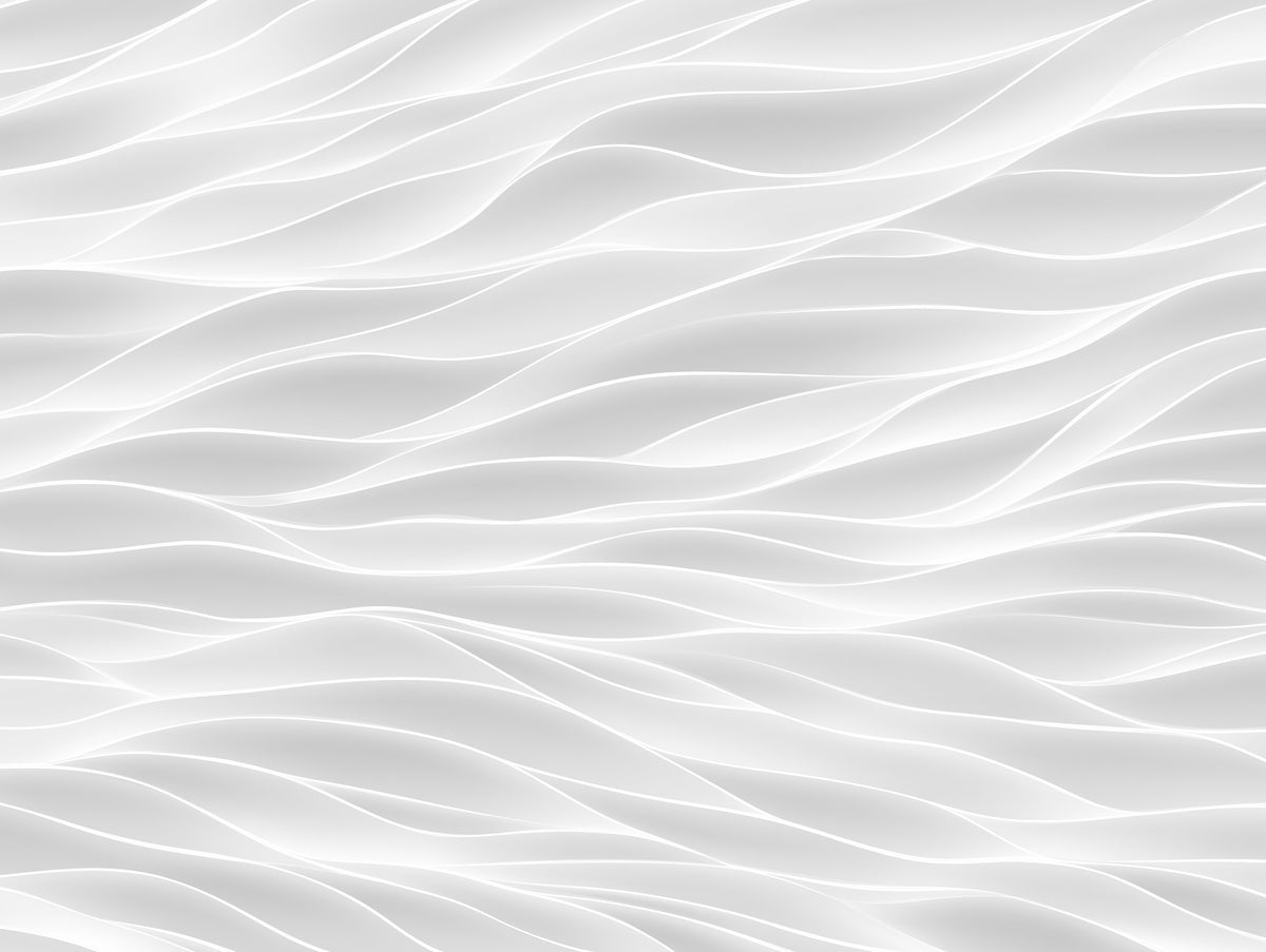Textured White Wave Artistry Wall Mural in your room