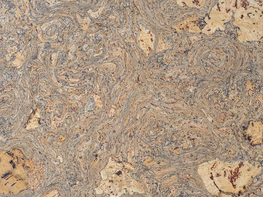 Organic Bark Swirls Wall Mural