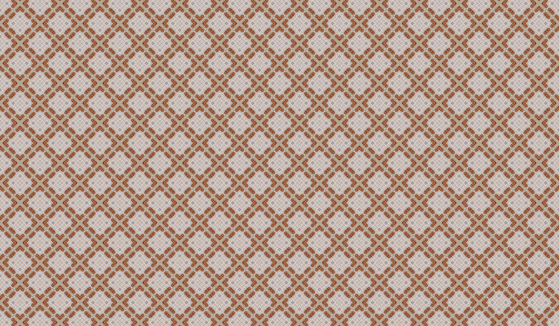 Minimalist Terracotta Geometric Grid Wallpaper⁠